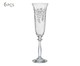 Jogo de Taças para Champagne em Cristal Angela Decorada, Colorido | WestwingNow