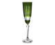Taça para Champanhe em Cristal Elizabeth Lapidada Verde, Verde | WestwingNow
