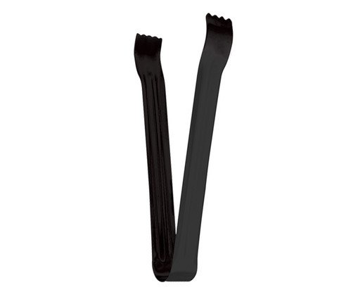 Pinça para Gelo em Inox Fócis Preta, Preto | WestwingNow