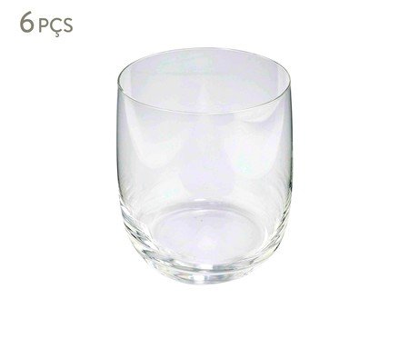 Jogo de Copos em Cristal Baixos Jazz | Westwing