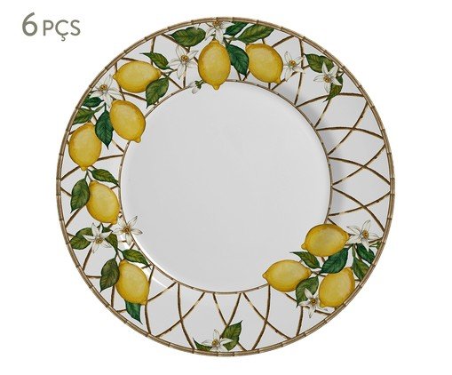 Jogo de Pratos Rasos Limme Branco, Branco | WestwingNow