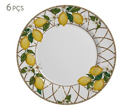 Jogo de Pratos Rasos Limme Branco | Westwing