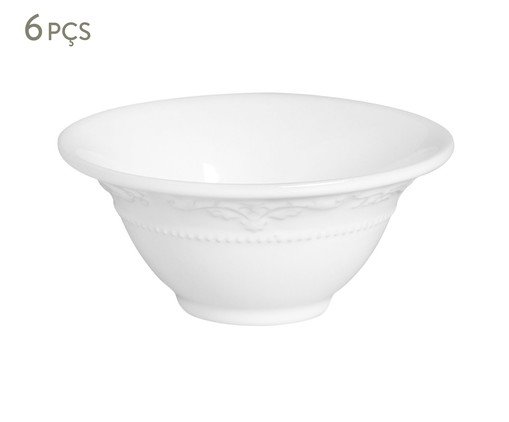 Jogo de Bowls Acanthus Branco, Branco | WestwingNow