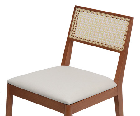Cadeira com Estofado Marsha Natural | WestwingNow