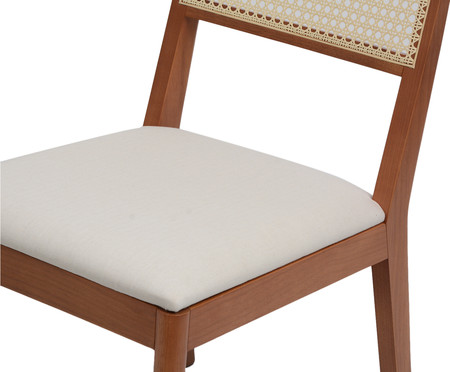 Cadeira com Estofado Marsha Natural | WestwingNow