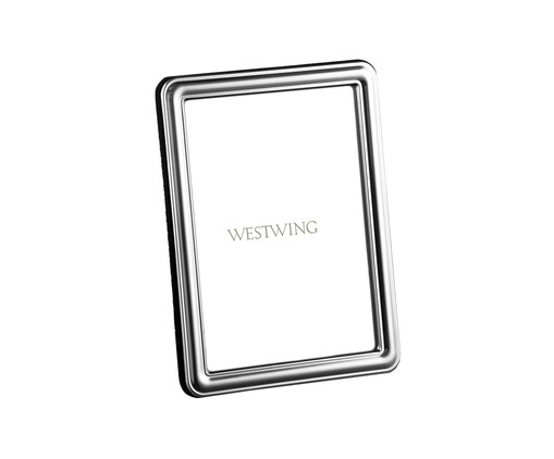 Porta-Retrato Brindise Velvet Inox, Prata | WestwingNow