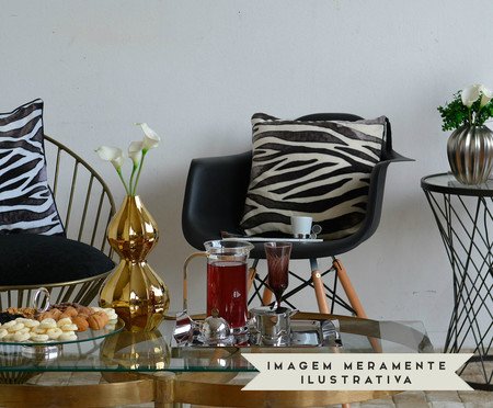 Bandeja Nanna Retangular Prata | Westwing