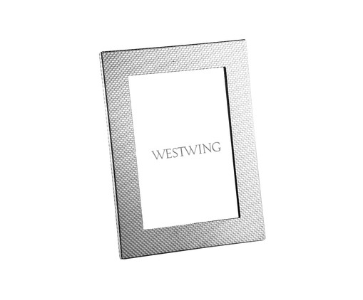 Porta-Retrato Sarezzo Velvet Prata, Prata | WestwingNow