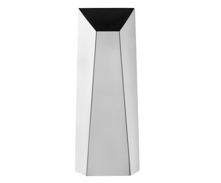 Vaso Origami Inclinado Prata | Westwing