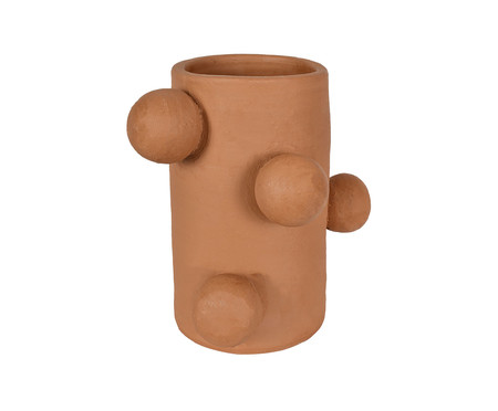 Vaso Minimalista Bolas Terracota