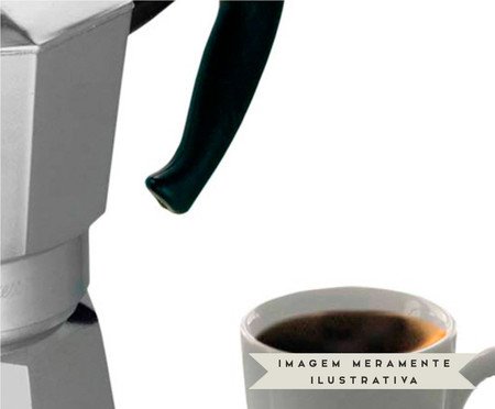 Cafeteira Italiana Nuova Moka Metálico | Westwing