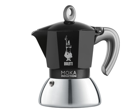 Cafeteira Italiana em Inox Moka Induction Preta | Westwing