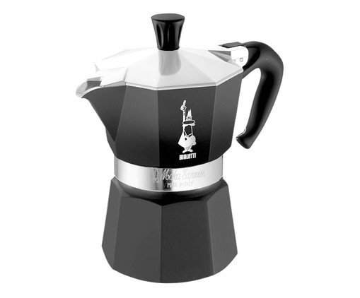 Cafeteira Italiana Nuova Moka Preta, Preto | WestwingNow