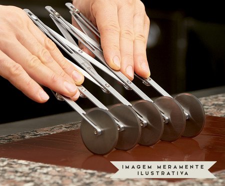 Carretilha Expansível em Inox Massari | Westwing