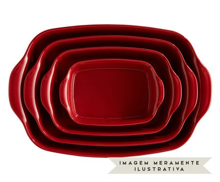 Travessa Emily Henry Vermelha | Westwing