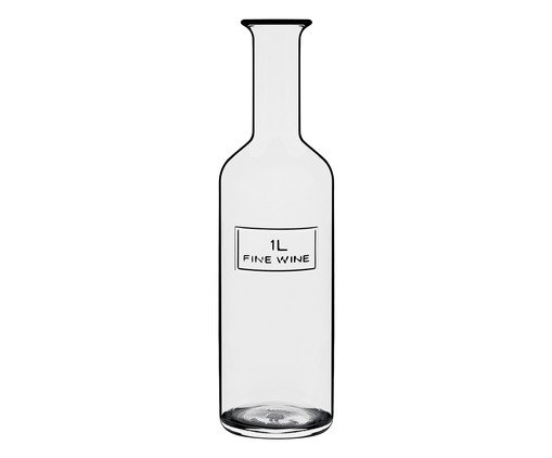 Garrafa Optima Fine Wine, Transparente | WestwingNow