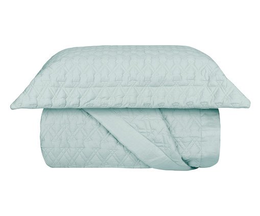 inativo_Jogo de Cobre-Leito Acetinado St.Germain Verde Spa 300 Fios, Verde | WestwingNow