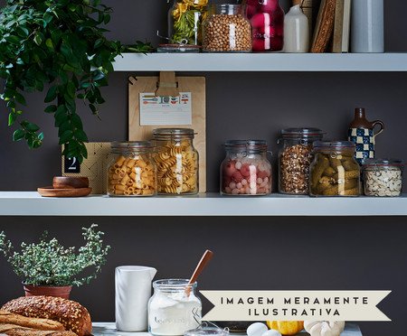 Pote com Tampa Removível Lock Eat | Westwing