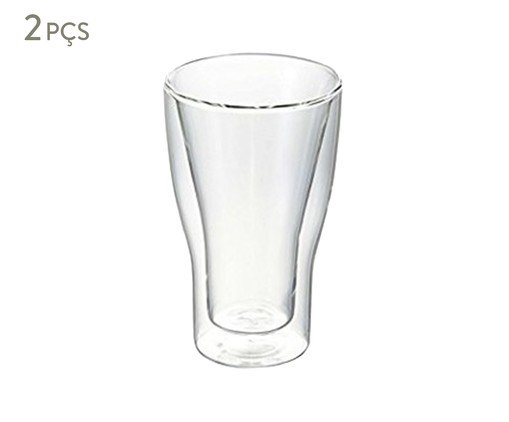 Jogo de Copos Caffeino, Transparente | WestwingNow