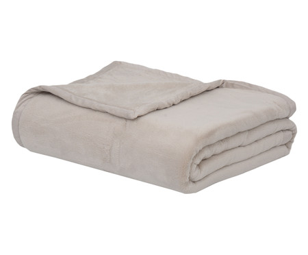 Cobertor Soft Raschel Fendi 600G/M² - Bege