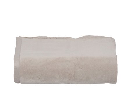 Cobertor Soft Raschel Fendi 600G/M² - Bege | Westwing