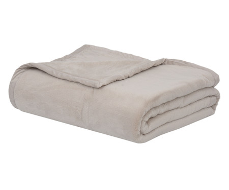 Cobertor Soft Raschel Fendi 600G/M² - Bege | WestwingNow