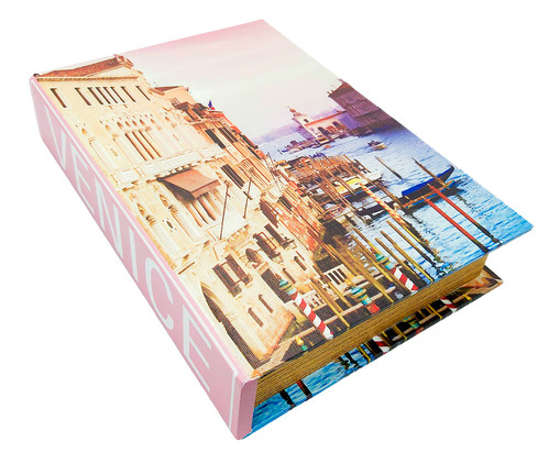 Caixa Livro Venice, Colorido | WestwingNow