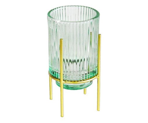 Vaso com Suporte Hador Verde, Verde | WestwingNow
