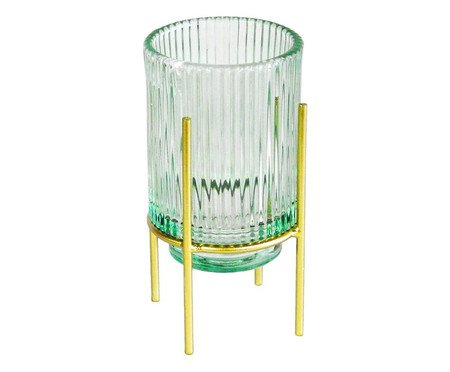 Vaso com Suporte Hador Verde | Westwing