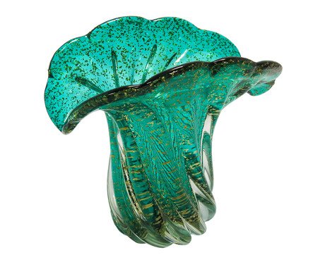 Vaso Trouxinha Hera Verde e Dourado | Westwing