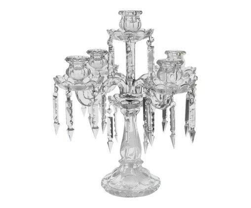 Candelabro em Cristal Drancy, transparente | WestwingNow