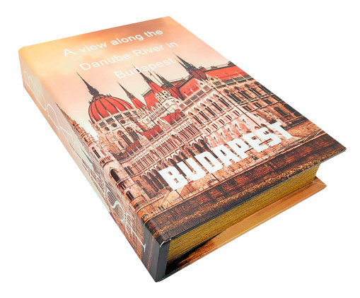 Caixa Livro Budapest, Colorido | WestwingNow