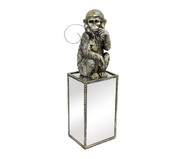 Adorno The Monkey Prateado | WestwingNow