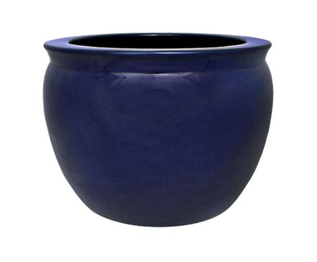 Cachepot em Porcelana Porcie Azul | Westwing