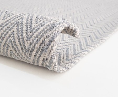 Passadeira Kilim Chevron Prateado | WestwingNow