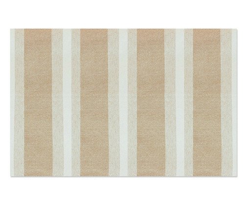 Tapete Kilim Listras Caqui, Caqui | WestwingNow