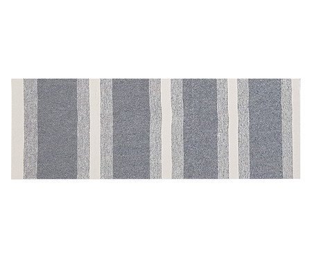 Passadeira Kilim Listras Marinho | Westwing
