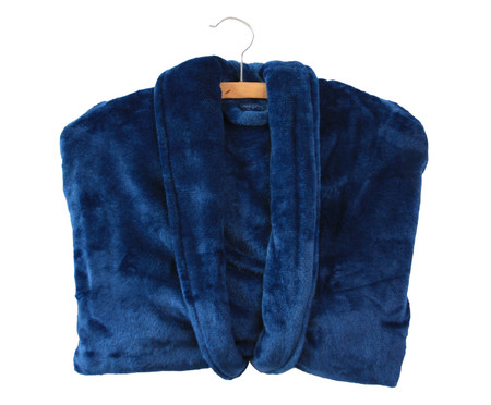 Roupão Fleece Valetine Azul Marinho | WestwingNow