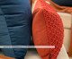 Almofada em Tricô Tramado Coral, Coral | WestwingNow