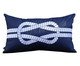 Almofada Impermeável Coleção Náutica Bordada Azul Marinho, Azul | WestwingNow