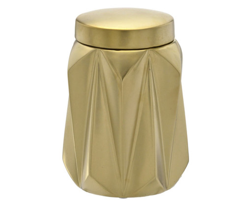 Vaso em Cerâmica Ismet Dourado, multicolor | WestwingNow