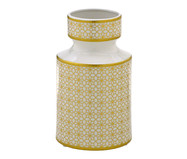 Vaso em Cerâmica Lise Branco e Dourado | WestwingNow