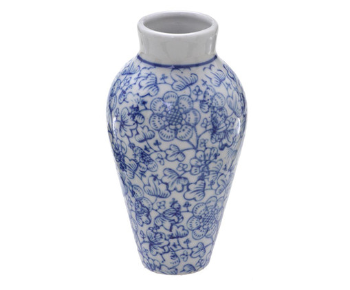 Vaso em Cerâmica Arathorn Branco e Azul, multicolor | WestwingNow