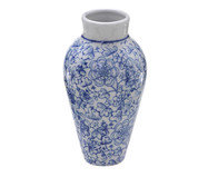 Vaso em Cerâmica Arathorn Branco e Azul | WestwingNow