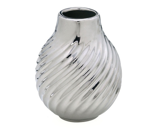 Vaso em Cerâmica Dáin Prateado, multicolor | WestwingNow