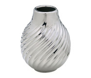 Vaso em Cerâmica Dáin Prateado | WestwingNow