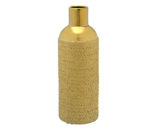 Vaso em Cerâmica Thorin Dourado, multicolor | WestwingNow