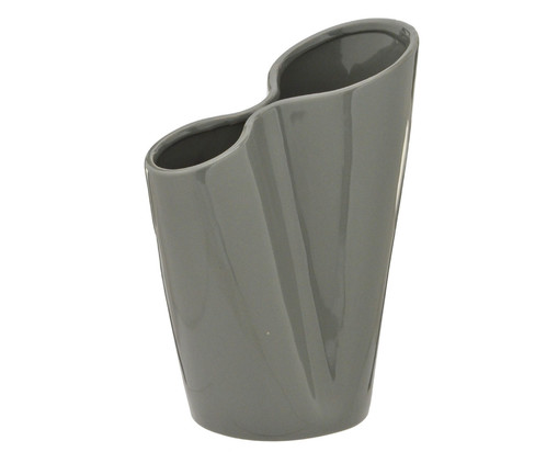 Vaso em Cerâmica Luppo Cinza Escuro, multicolor | WestwingNow