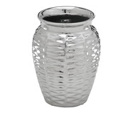 Vaso em Cerâmica Peregrin Prateado | WestwingNow