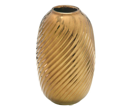 Vaso em Cerâmica Dáin Bronze